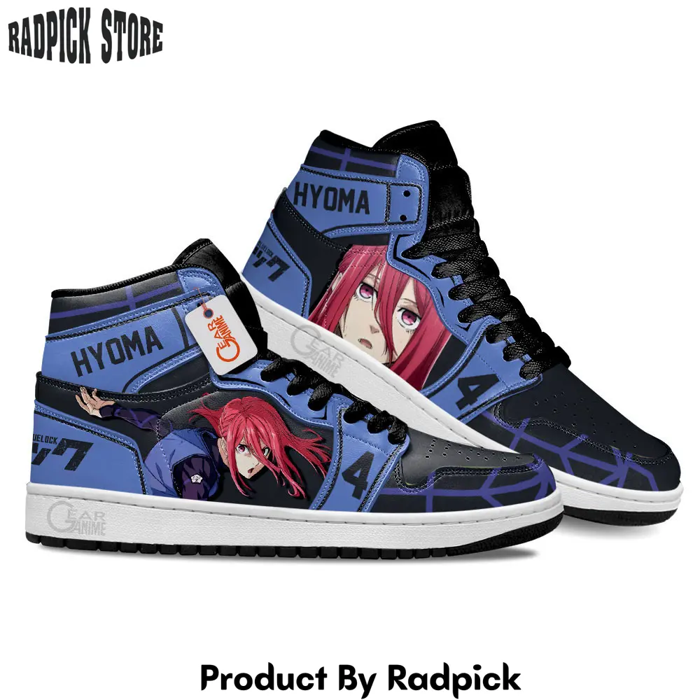 Hyoma chigiri air jordan high top sneakers anime  rp0248889